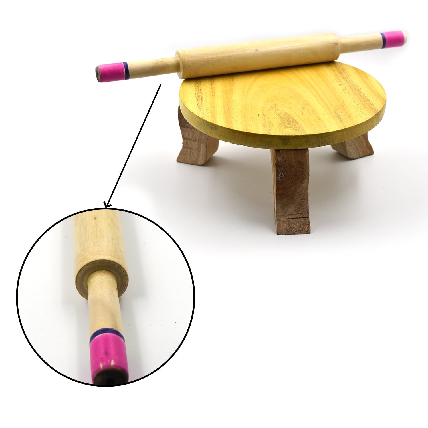 2660 Wooden Belan Used For Home Purposes Including Making Rotis Etc. (Belan Only) 2660 Wooden Belan Used For Home Purposes Including Making Rotis Etc. (Belan Only)